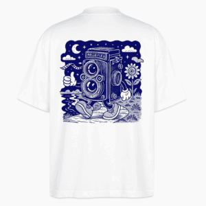 Rolleiflex Club – Oversized Unisex Organic T-Shirt (Blaster Edition)
